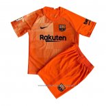 Camiseta Barcelona Portero 21-22 Nino Naranja