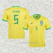 Camiseta Primera Brasil Jugador Casemiro 2022