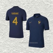 Camiseta Primera Francia Jugador Varane 2022