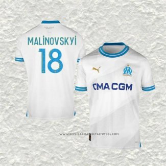 Camiseta Primera Olympique Marsella Jugador Malinovskyi 23-24