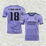 Camiseta Segunda Real Madrid Jugador Tchouameni 22-23