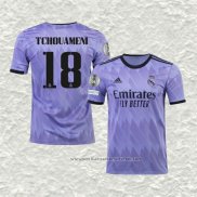 Camiseta Segunda Real Madrid Jugador Tchouameni 22-23