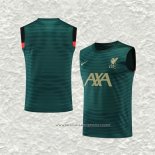 Camiseta de Entrenamiento Liverpool 22-23 Sin Mangas Verde