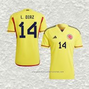 Camiseta Primera Colombia Jugador L.Diaz 2022