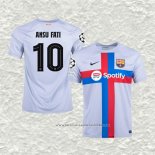 Camiseta Tercera Barcelona Jugador Ansu Fati 22-23