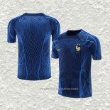 Camiseta de Entrenamiento Francia 22-23 Azul Oscuro