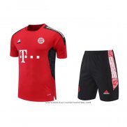 Chandal del Bayern Munich 22-23 Manga Corta Rojo - Pantalon Corto