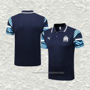 Camiseta Polo del Olympique Marsella 22-23 Azul Marino