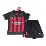 Camiseta Primera AC Milan 22-23 Nino