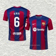 Camiseta Primera Barcelona Jugador Xavi 23-24