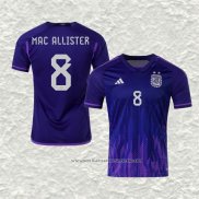 Camiseta Segunda Argentina Jugador Mac Allister 2022