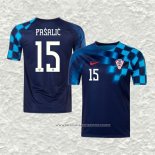 Camiseta Segunda Croacia Jugador Pasalic 2022
