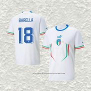 Camiseta Segunda Italia Jugador Barella 2022