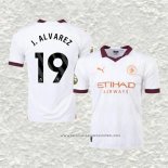 Camiseta Segunda Manchester City Jugador J.Alvarez 23-24