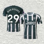 Camiseta Segunda Manchester United Jugador Wan-Bissaka 23-24