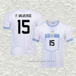 Camiseta Segunda Uruguay Jugador F.Valverde 2022
