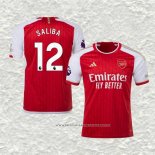Camiseta Primera Arsenal Jugador Saliba 23-24