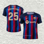 Camiseta Primera Barcelona Jugador Aubameyang 22-23