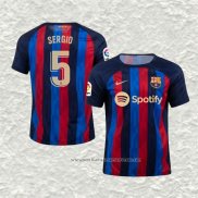 Camiseta Primera Barcelona Jugador Sergio 22-23
