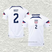 Camiseta Primera Estados Unidos Jugador Dest 2022