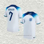 Camiseta Primera Inglaterra Jugador Grealish 2022