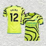 Camiseta Segunda Arsenal Jugador Saliba 23-24