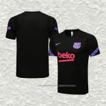 Camiseta de Entrenamiento Barcelona 21-22 Negro