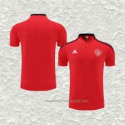 Camiseta Polo del Manchester United 22-23 Rojo