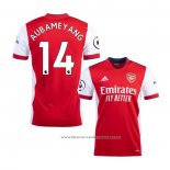 Camiseta Primera Arsenal Jugador Aubameyang 21-22