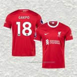 Camiseta Primera Liverpool Jugador Gakpo 23-24