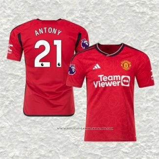 Camiseta Primera Manchester United Jugador Antony 23-24