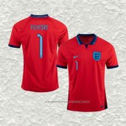Camiseta Segunda Inglaterra Jugador Pickford 2022