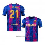 Camiseta Tercera Barcelona Jugador F.De Jong 21-22