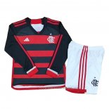 Camiseta Primera Flamengo 2024 Nino Manga Larga