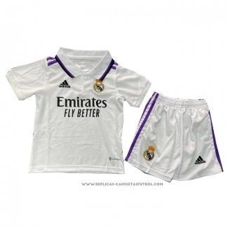 Camiseta Primera Real Madrid 22-23 Nino