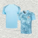 Camiseta de Entrenamiento Manchester City 23-24 Azul