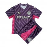Camiseta Manchester City Portero 23-24 Nino Purpura