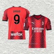 Camiseta Primera AC Milan Jugador Giroud 23-24