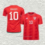 Camiseta Primera Gales Jugador Ramsey 2022