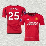 Camiseta Primera Manchester United Jugador Sancho 23-24