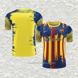 Camiseta de Entrenamiento Barcelona 23-24 Amarillo y Azul