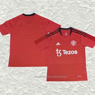 Camiseta de Entrenamiento Manchester United 2022 Rojo