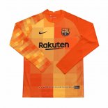 Camiseta Barcelona Portero 21-22 Manga Larga Naranja