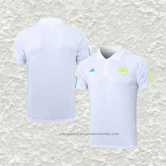 Camiseta Polo del Arsenal 23-24 Blanco