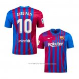 Camiseta Primera Barcelona Jugador Ansu Fati 21-22