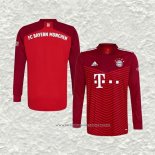 Camiseta Primera Bayern Munich 21-22 Manga Larga
