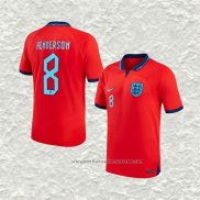 Camiseta Segunda Inglaterra Jugador Henderson 2022