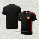 Camiseta de Entrenamiento Manchester United 22-23 Negro