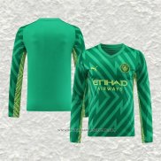 Camiseta Manchester City Portero 23-24 Manga Larga Verde