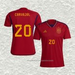 Camiseta Primera Espana Jugador Carvajal 2022